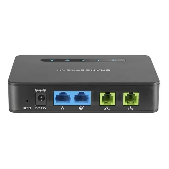 Ata De 2 Puertos Fxs Con 2 Puertos De Red Gigabit Con Router