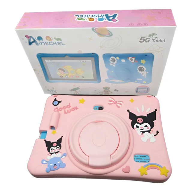 Tablet Amschel K98 Infantil 7 64gb 4gb Ram Wi-fi Android 13 Color Rosa