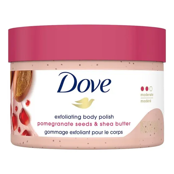 Exfoliante Corporal Dove Con Granada Y Manteca De Karité 310