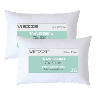 Kit 2 - Travesseiros Select Premium Luxo Fibra Antialérgica Kit 2 - Travesseiros Select Premium Luxo Fibra Antialérgica