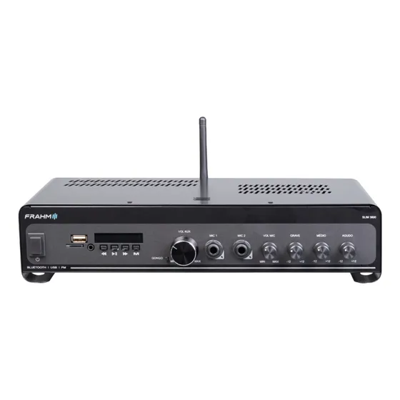 Amplificador Slim 3600 Optical G5 200w Bivolt Frahm C/ Nf