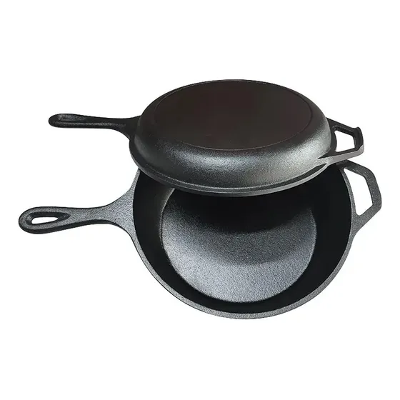 Cacerola Fundicion Para Pan Masa Madre C Tapa 23cm Horno