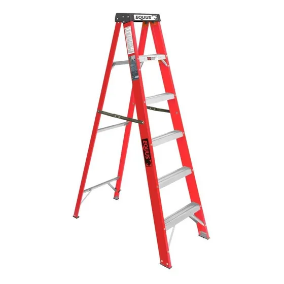 Escalera Tijera Fibra De Vidrio 5 Escalones - Ynter Industri