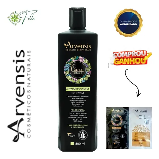 Ativador De Cachos Crespos/crespíssimos - Arvensis - 500ml
