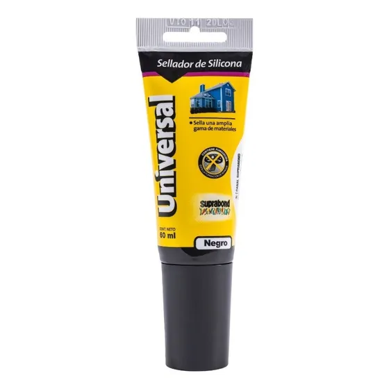 Sellador Silicona Universal Suprabond Negro 60ml