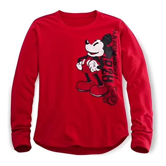 Polerón Disney Mickey Mouse Rojo Talla S Unisex