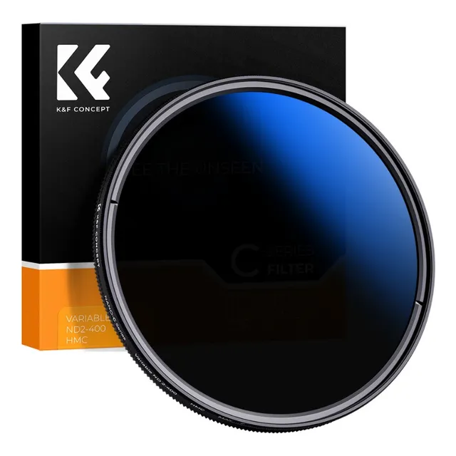 Filtro K&f Concept Densidad Neutra Variable 82mm Color Negro