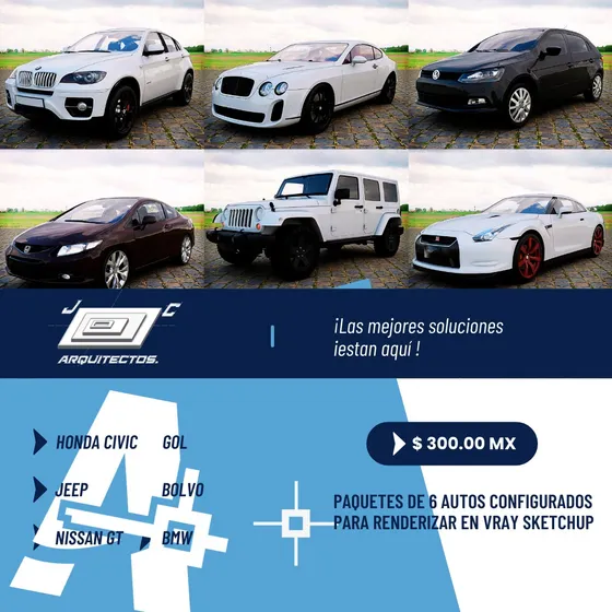 Sketchup Vray: Modelo 3d De Autos 2020 Digital