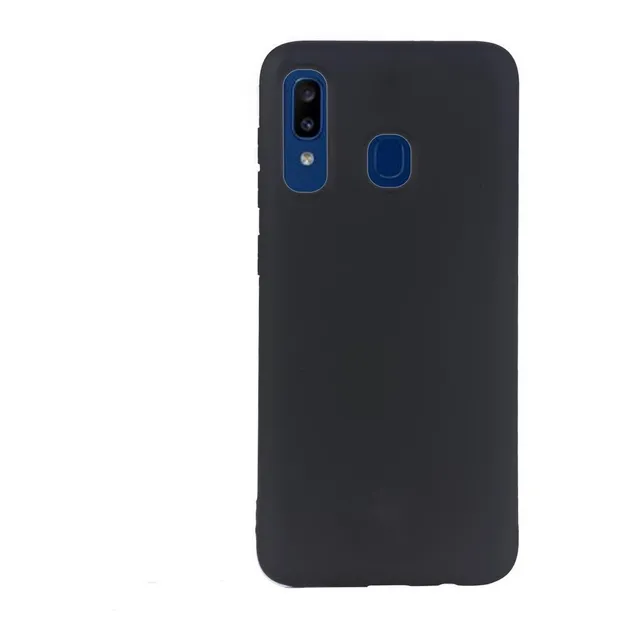Case Funda Soft Premium Color Negro Para Samsung A20/ A30