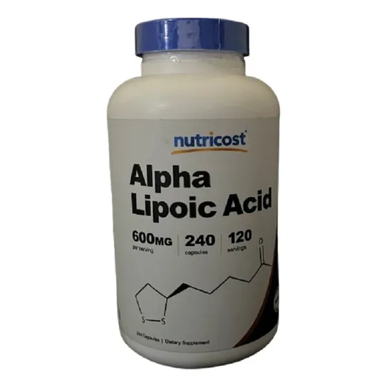 Alpha Lipoico 600mg - 240 Cap Nutricost