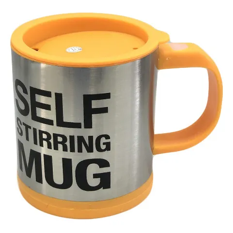 Taza Mezcladora Batidora Automática Baterías Amarilla
