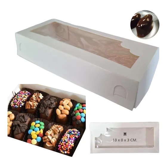 100 Cajas Para Chocoteja M En Repostería