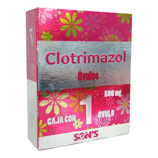 Ovulo Clotrimazol Caja Con 1 Piezas De 500mg Son S