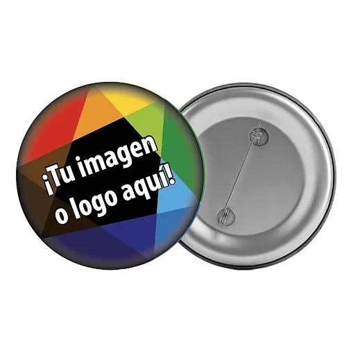Chapas Publicitarias Personalizadas Gancho / Pin / Prendedor