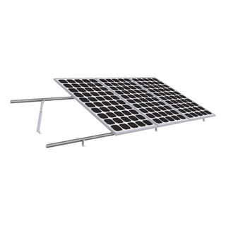 Estructura De Aluminio Para 4 Paneles Solares 35mm (20-45°) Estructura De Aluminio Para 4 Paneles Solares 35mm (20-45°)
