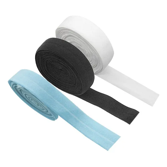 . 3 Rollos 2 Cm Cinta Elástica De Encuadernación De Sesgo