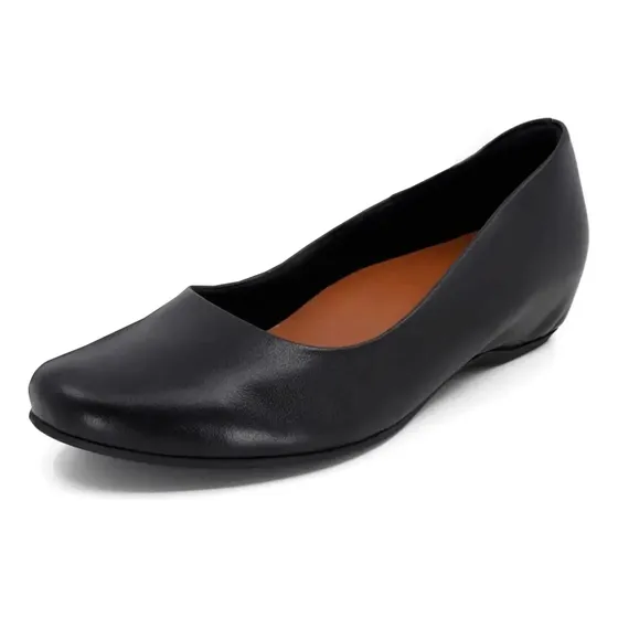 Sapatilha De Couro Macia Casual Usaflex Conforto Original