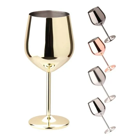 Copa De Vino Acero Inoxidable De 15 Onzas O 450 Ml