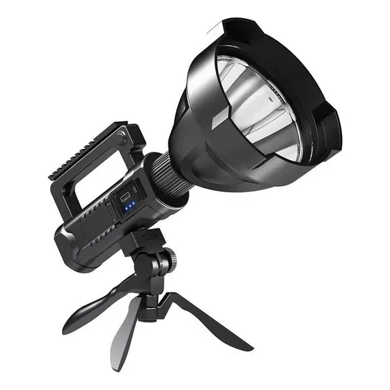 Foco Linterna Led Largo Alcance 600 Metros Usb Trípode Led Color de la luz BLANCO FRIO H70