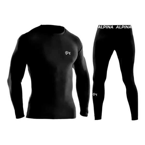 Conjunto Termico Frio Extremo Alpina Premium Remera + Calza