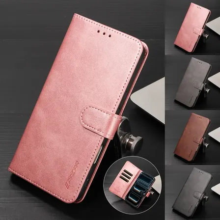 Flip Wallet Phone Cover For Moto G06 Cards Holder Rosa #146c Ase For Moto G06