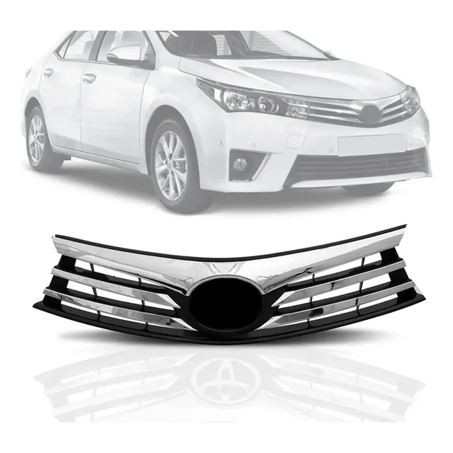 Grade Dianteira Corolla 2015 2016 2017 Cromada