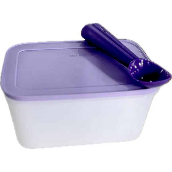 Tupperware Kit 2 Peças Pote Freezer 2,5l E Colher De Sorvete