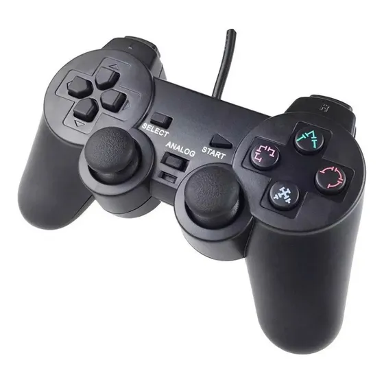 Joystick Control Mando Con Cable Compatible Con Ps2