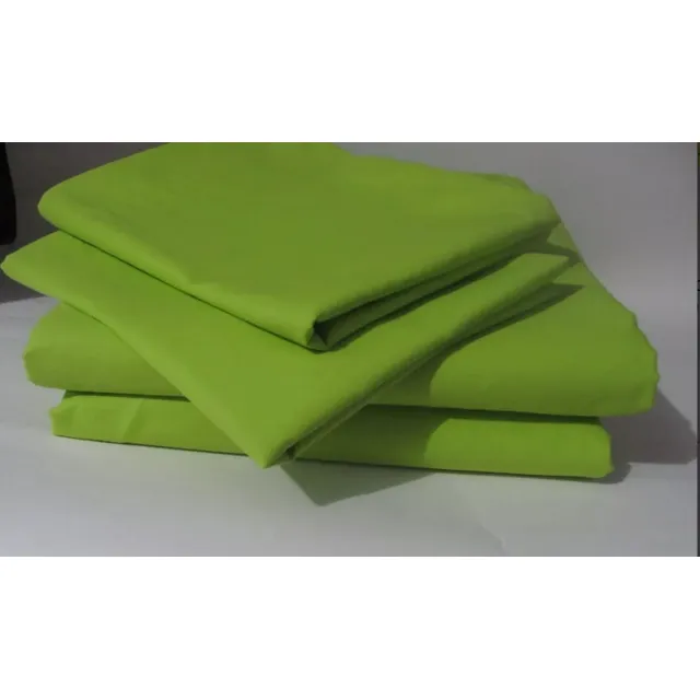 Sabana De Algodon Bramante Color Blanco 1 Plazas 4 Piezas