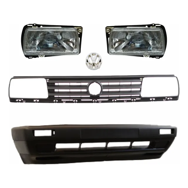 Fascia Jetta A2 88 89 90 91 92 Ancha Con Faros Y Parrilla