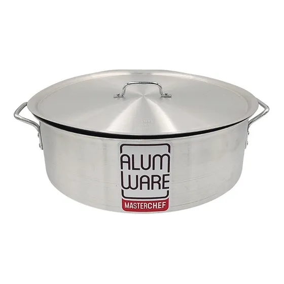 Cacerola Con Tapa De 47 L Marca Alumware. Bredys