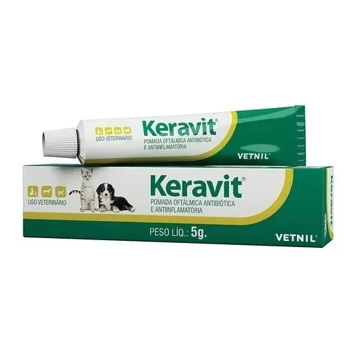  Keravit Vetnil 5g - Pomada Oftálmica