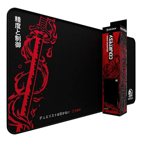 Mousepad Gamer Courtesy 70x35 Katana Samurai Japonês Ozzix