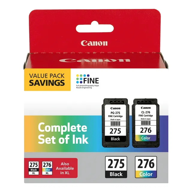 Set De Cartuchos Originales Para Impresora Canon 275 Y 276