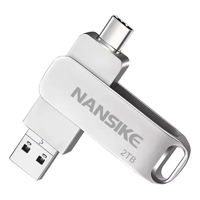 Memoria Usb 2tb Alta Velocidad 3.0 2 En 1 Tipo C Y Usb