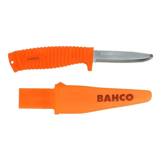Bahco 1446 cuchillo multifunción robusto con hoja de acero inoxidable