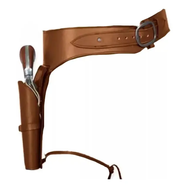L Funda De Revólver Vintage Con Cinturón De Vaquero