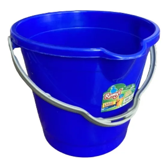 Balde Plastico 12 Litros Reforzado Romyl. Pack X 6 Unidades