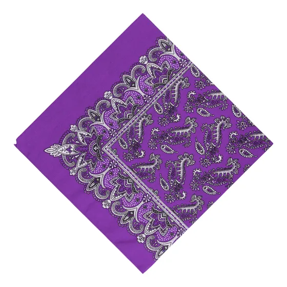 12 Paliacate De Color Morado  Económico Por Mayoreo