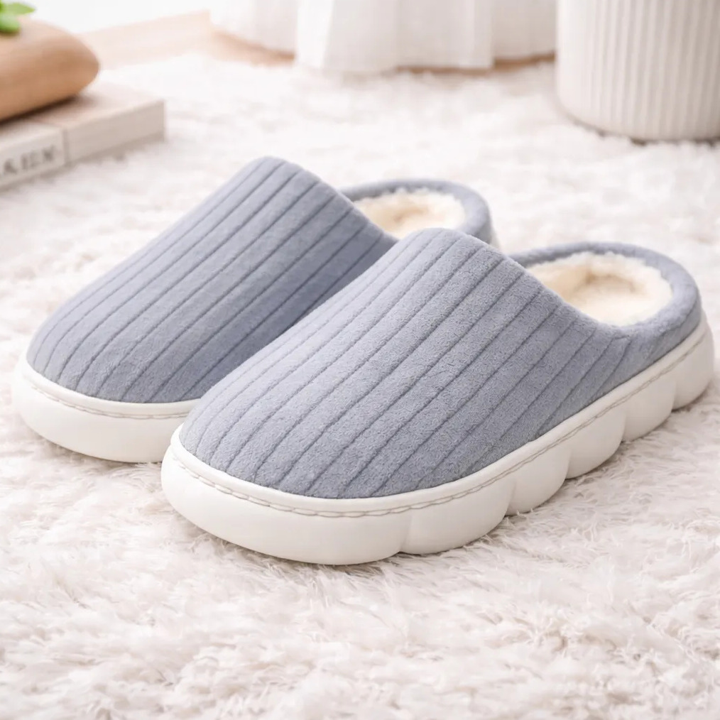 Pantufa Nuvem Antiderrapante Ultra Macio Leve Forrada Fofa Cinza Lisa 37.38 Br Pantufa Nuvem Antiderrapante Ultra Macio Leve Forrada Fofa Cinza Lisa 37.38 Br