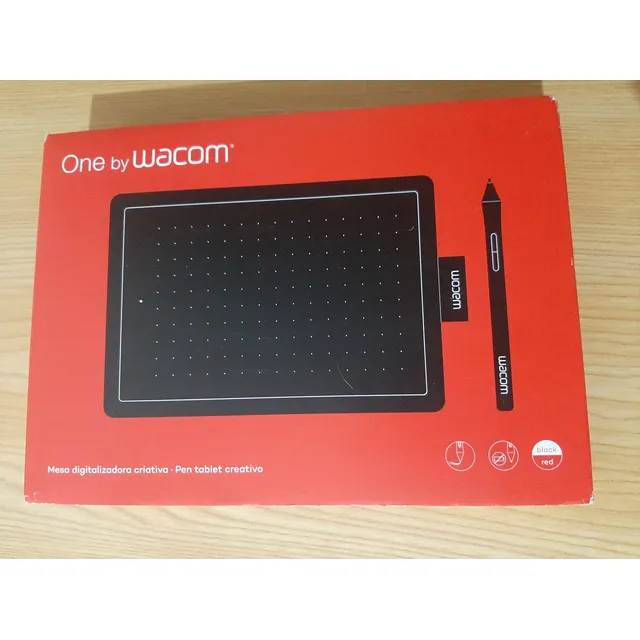 Tableta Gráfica One By Wacom Ctl472 Rojo