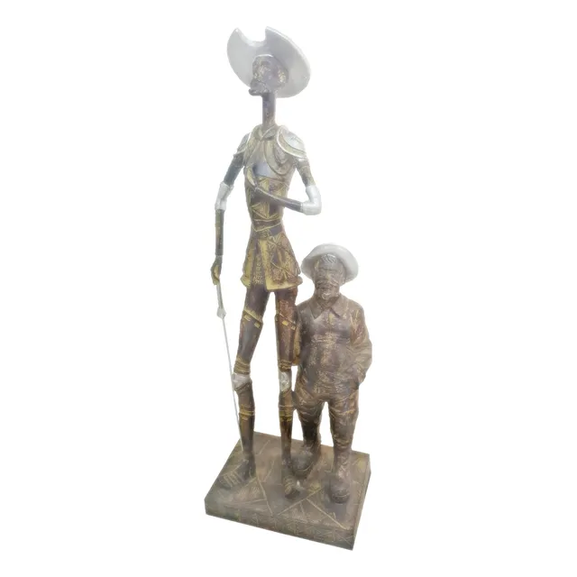 Figura Don Quijote De La Mancha Con Sancho Panza