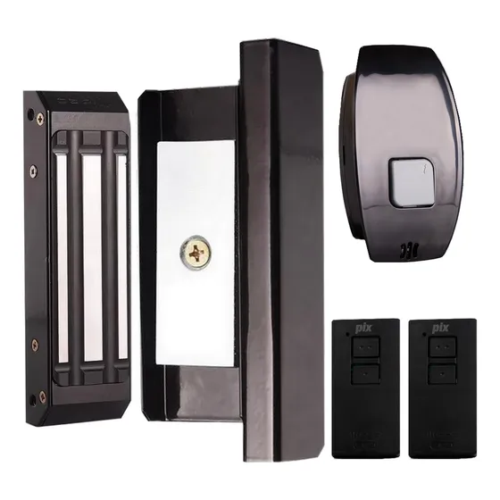 Eletroimã Pt Dz M150 Ipec Porta Vidro De Correr 2 Controle