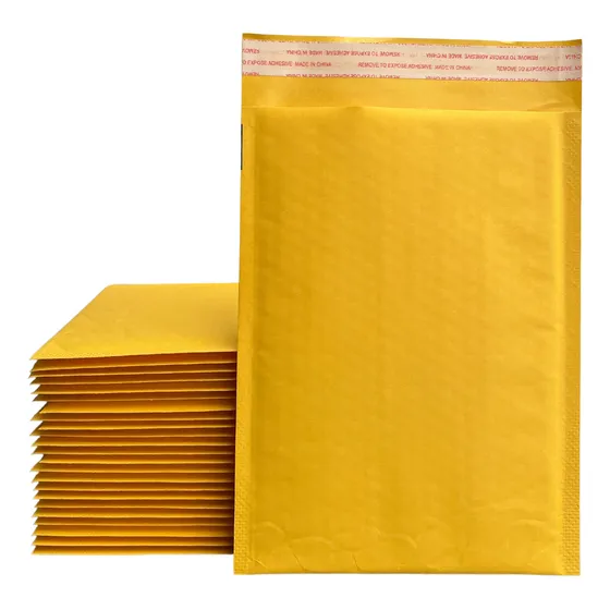 25 Sobre Burbuja Amarillo Para Neipack 19x25 Cm