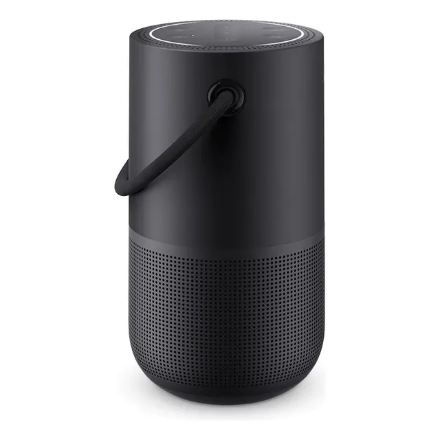 Parlante Bose Portátil Portable Smart Speaker portátil con bluetooth y wifi waterproof negra 110V
