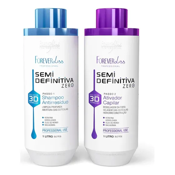Progressiva Zero Formol Forever Liss 2x1 1lt. Alisa Tudo