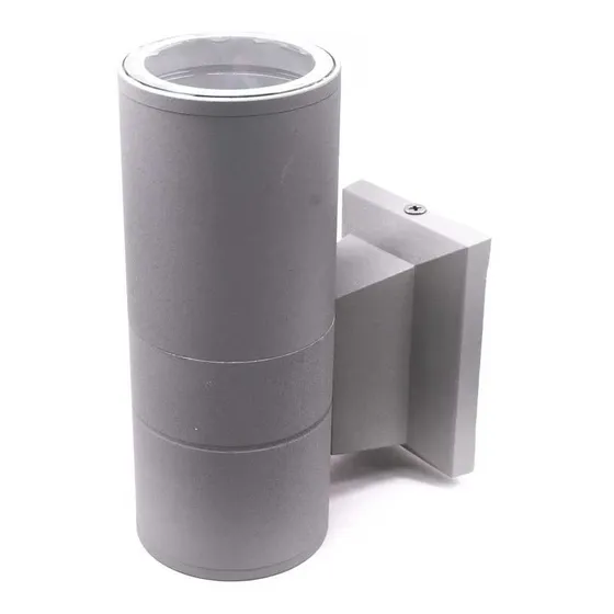 Luminaria Exterior 1 Luz 6.5cm De Diametro Gris Lh-2809