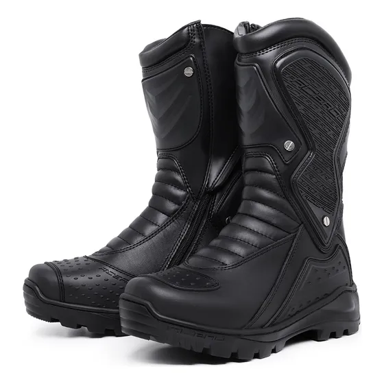 Bota Motociclista Acero Motoqueiro Coturno Speed Cano Alto