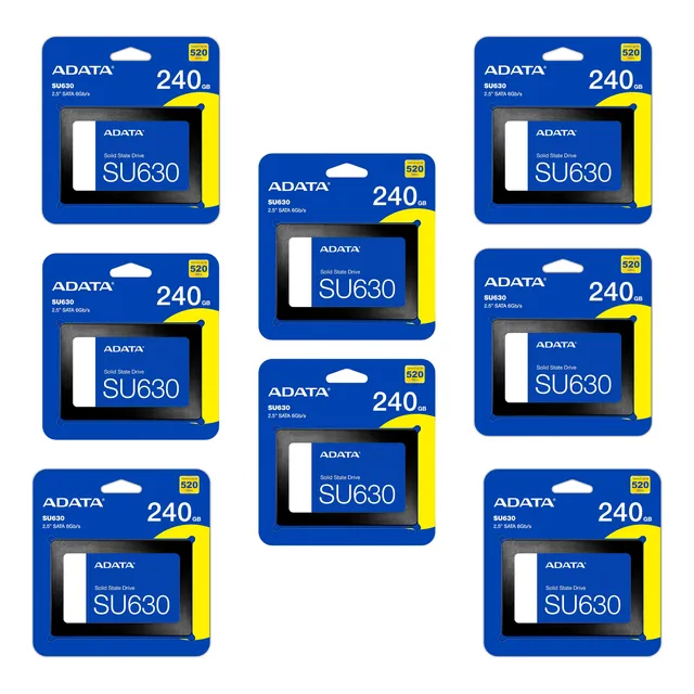Kit 8 Disco Solido Adata 240gb Ssd Interno Asu630ss-240gq-r