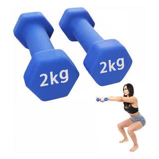 Par Mancuernas Ejercicio 2 Kg Cubierta Neopreno Entrenamient Par Mancuernas Ejercicio 2 Kg Cubierta Neopreno Entrenamient